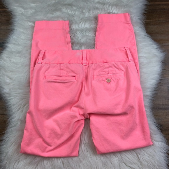 J. Crew Andie Chino Pants in Pink Y832 - Picture 7 of 8